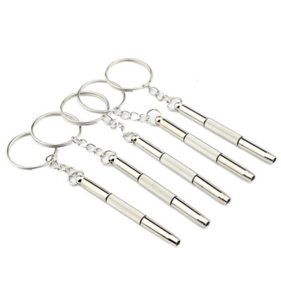 Portable Multifunctional sunglass eyeglass mini Maintenance Tools keychain Screwdriver